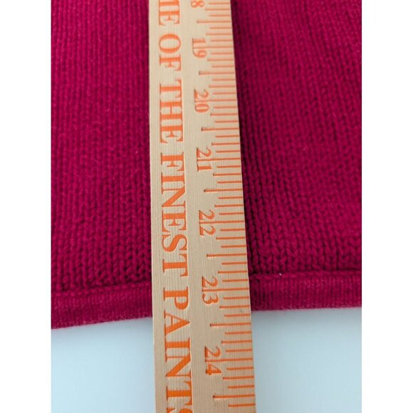 Hanna Andersson Floral Turtleneck Sweater Womens Size Medium Pink Fair Isle - Picture 8 of 8